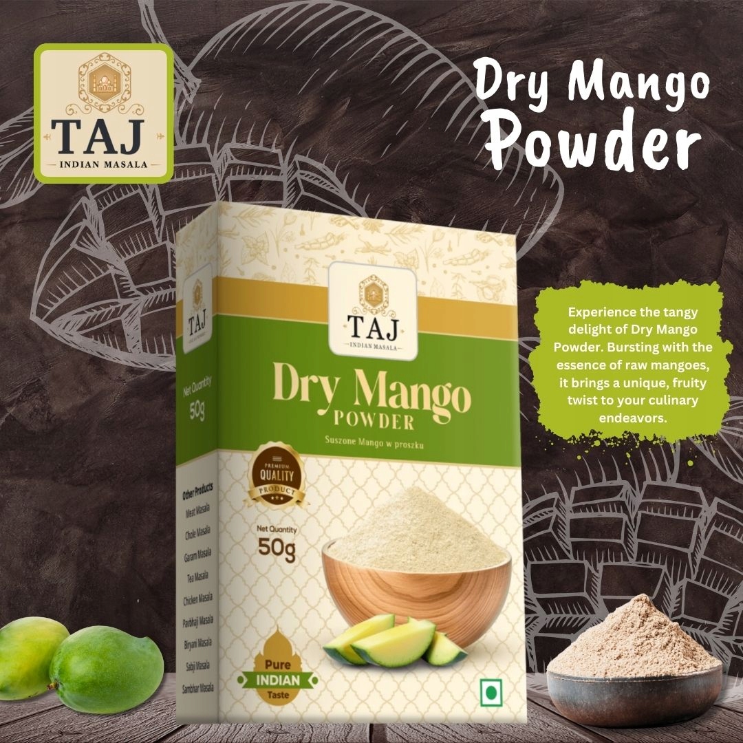 TAJ INDIAN MASALA DRY MANGO POWDER 50G Brand other
