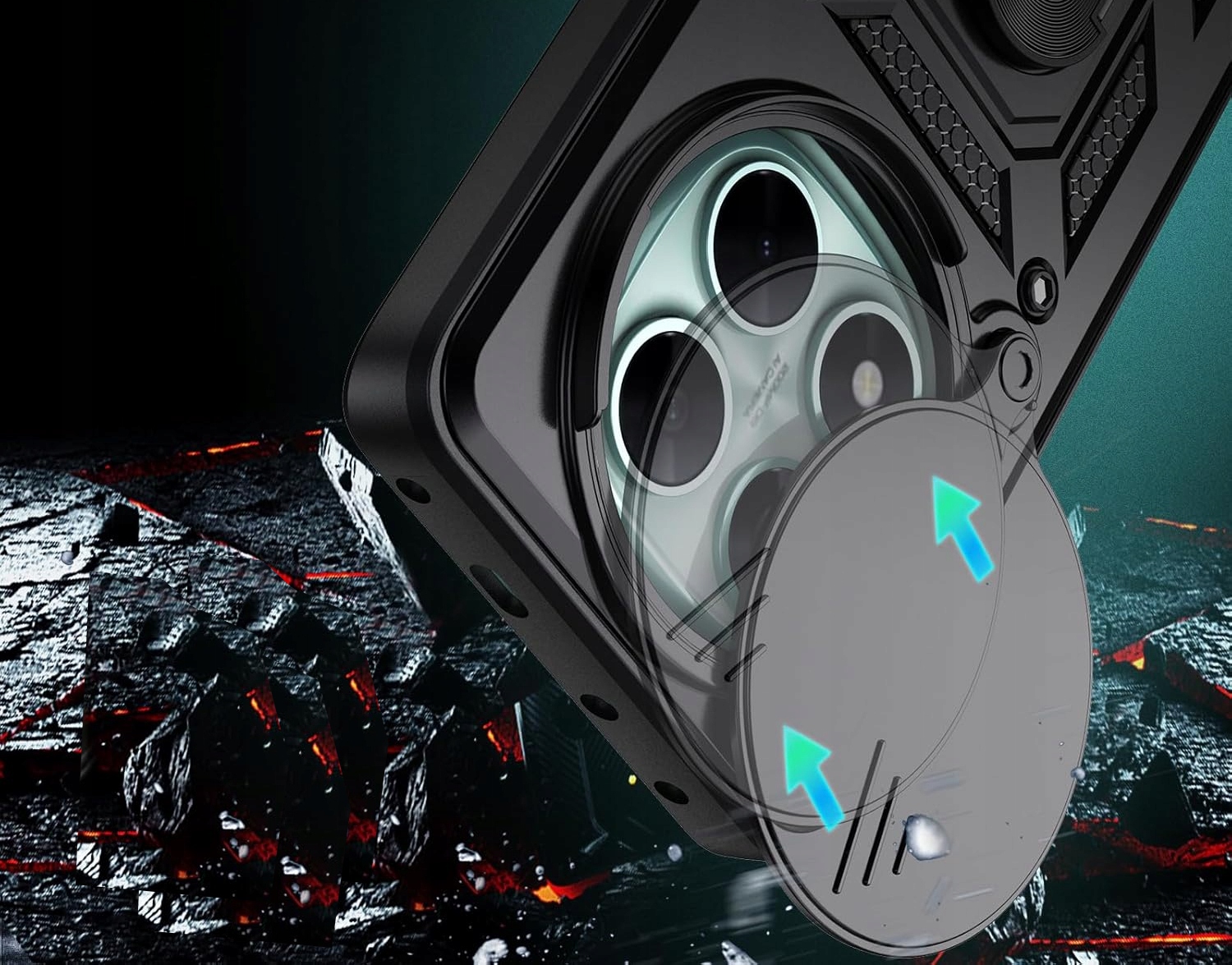 ETUI PANCERNE SLIDE DO XIAOMI REDMI NOTE 14 PRO 5G / 14 PRO PLUS Kod producenta slide121 - slide camshield pokrowiec