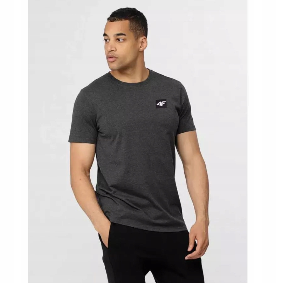 ZESTAW KOSZULKA MĘSKA SPORTOWA 4F T-SHIRT BLUZKA NA CO DZIEŃ Model pasujący do czapka bluza spodnie dres 4F