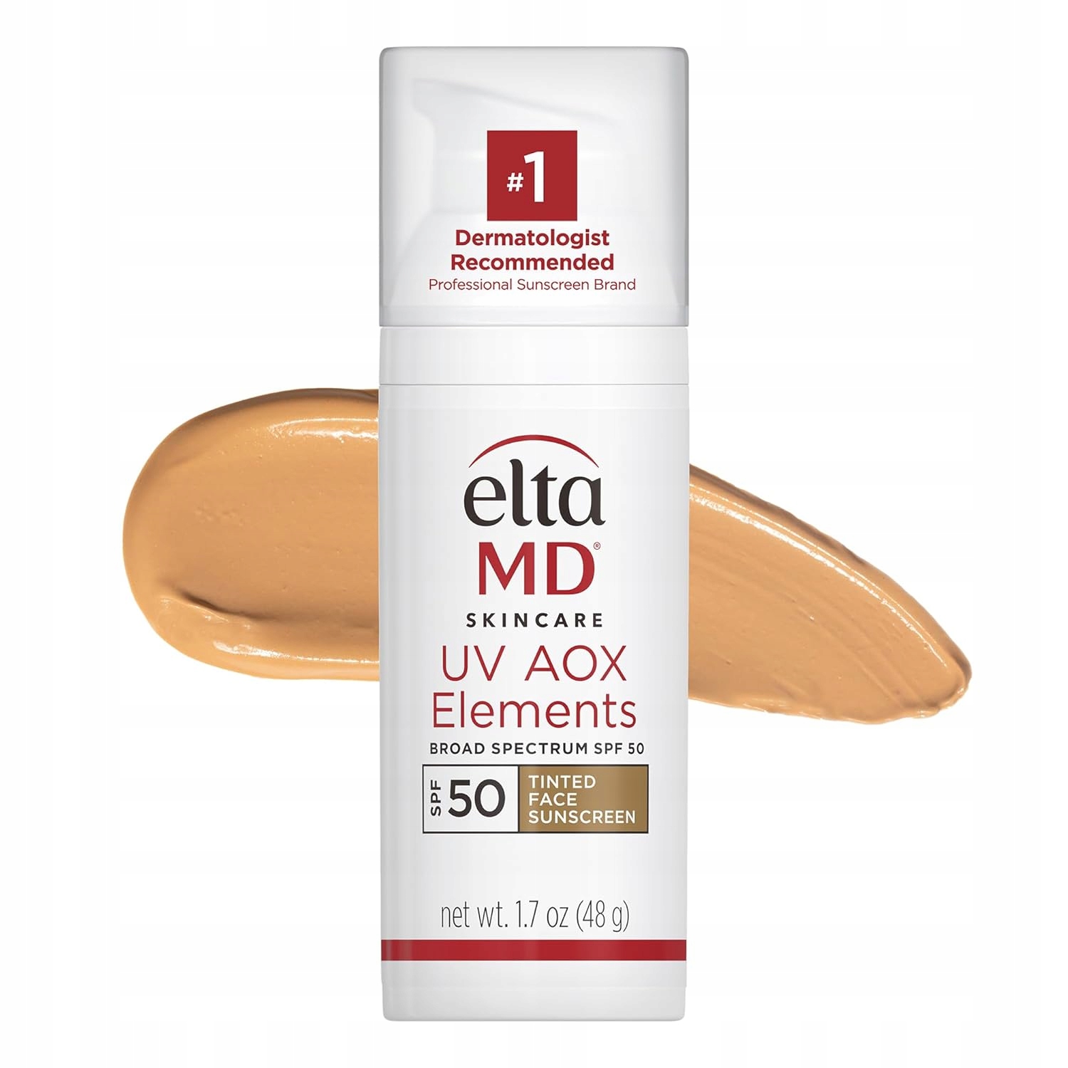 Eltamd Krem Przeciwsłoneczny Do Twarzy Tonujący Wodoodporny Uv Aox Spf 50