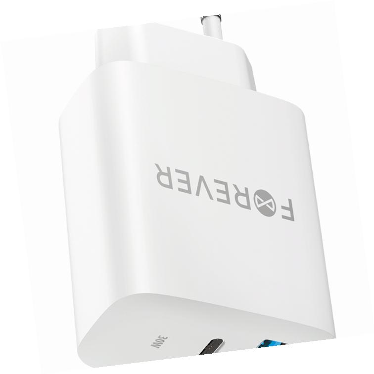 Szybka ładowarka sieciowa 30W bez kabla 2 wejścia do Realme C15