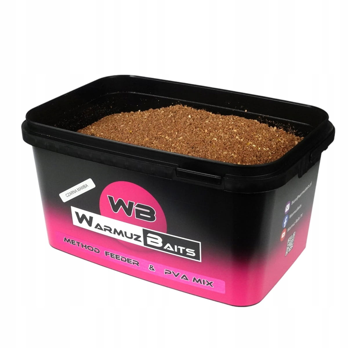 Warmuz Baits Czarna Mamba Method Feeder/PVA Mix 3000kg