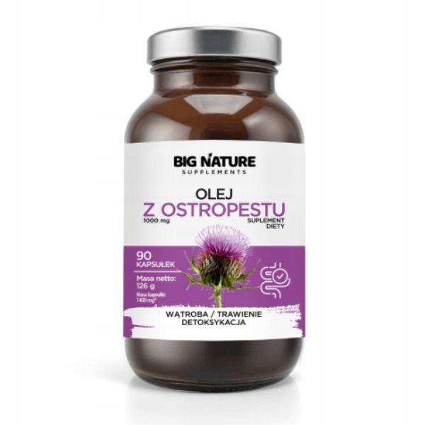 Kapsułki Olej z ostropestu 90 szt. | Big Nature