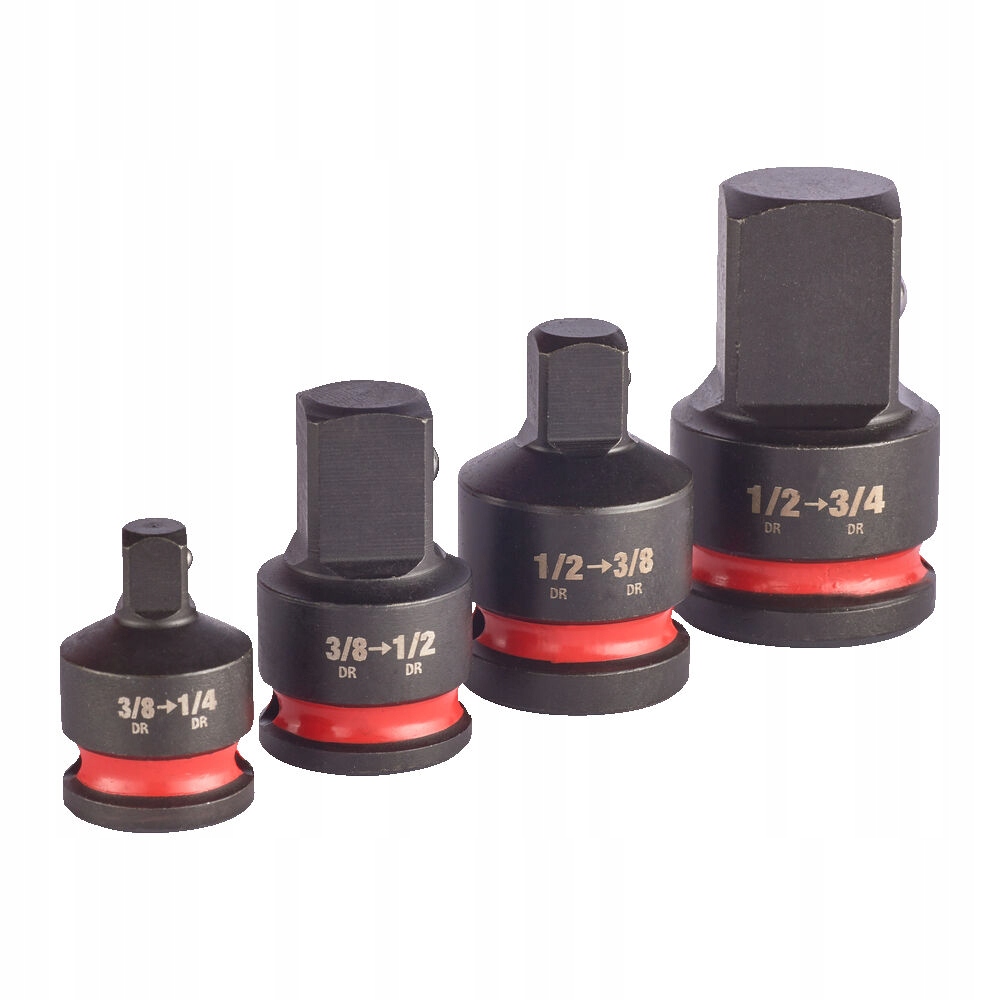 Zestaw adapterów udarowych Milwaukee 4932480356 4 sztuki 1/2 1/4 3/4 3/8
