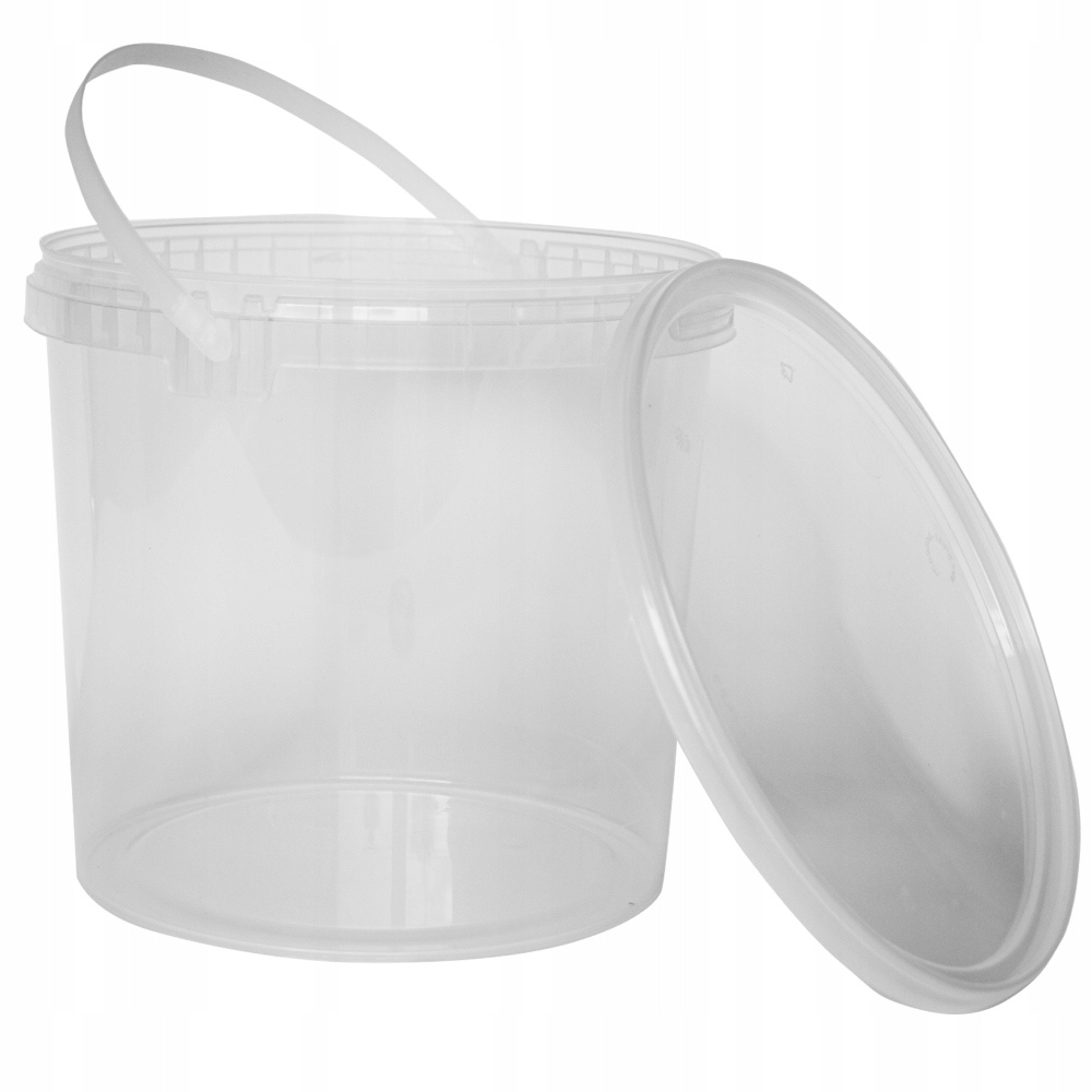 

Wiaderko wiadro plastikowe pokrywka spożywcze 3L