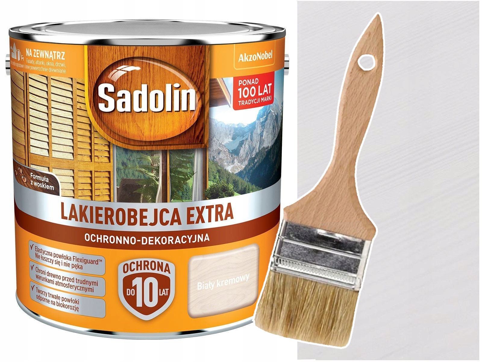 

Sadolin Lakierobejca Extra Biały Kremowy 5L