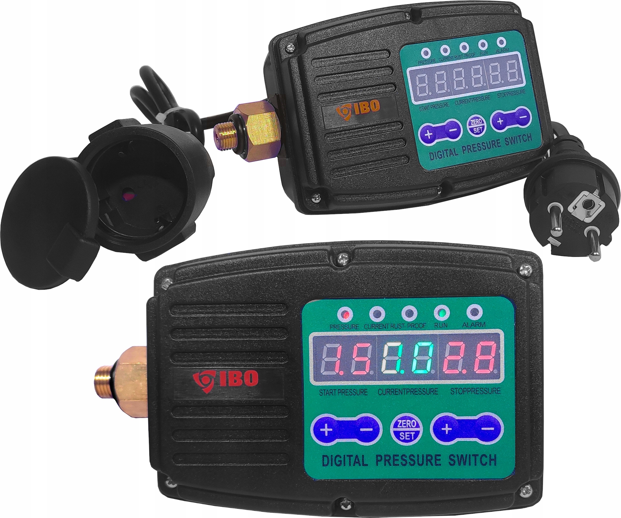 Elektroniczny Sterownik Wyłącznik Włącznik Ciśnieniowy Suchobieg Ibopress