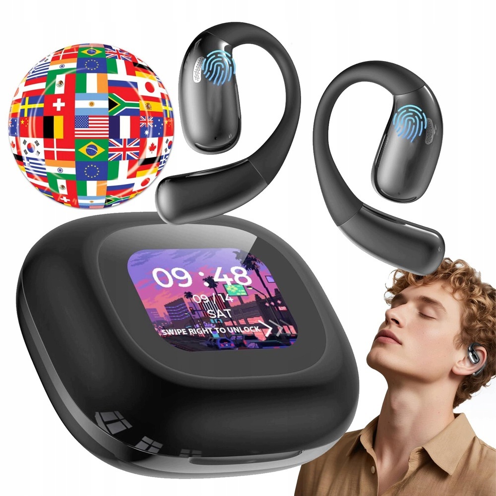 Bluetooth Elektronický Překladač Řeči Jazyk 139 Jazyků Sluchátko