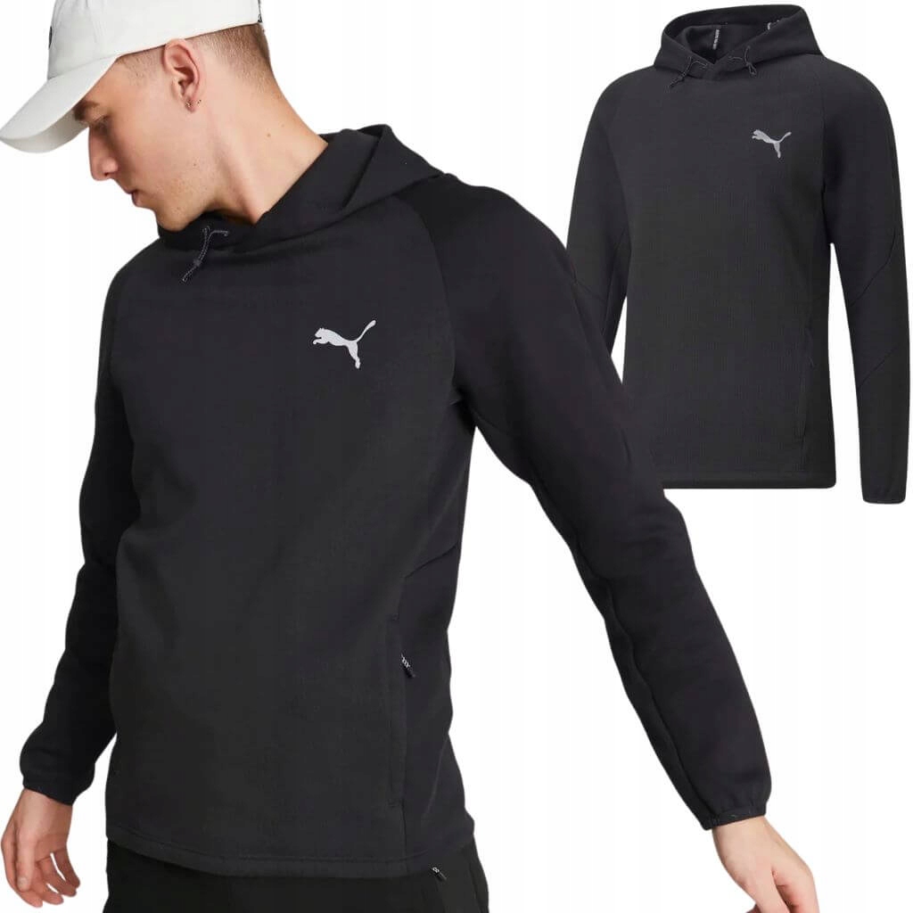 Pánská mikina s kapucí Puma Evostripe Sportovní termoaktivní mikina XL