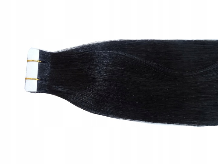 WŁOSY NATURALNE TAPE ON 20 taśm 48CM KANAPKI