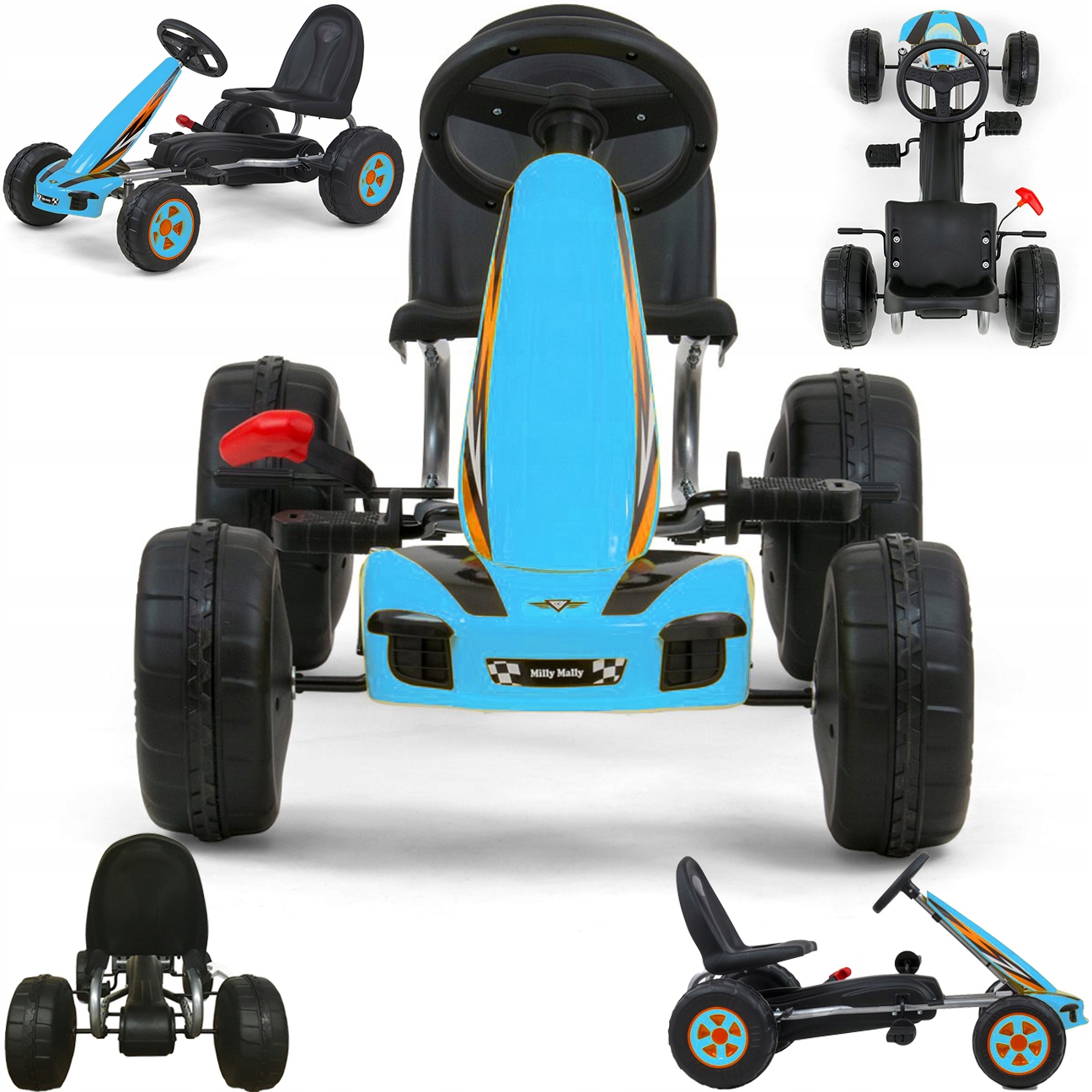 

Gokart Na Pedały Dla Dziecka Milly Mally Duże Koła