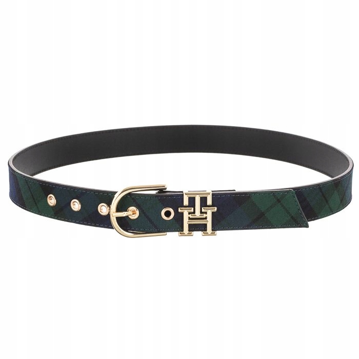 Dámský Pásek ke kalhotám Tommy Hilfiger AW0AW14243 Zelený