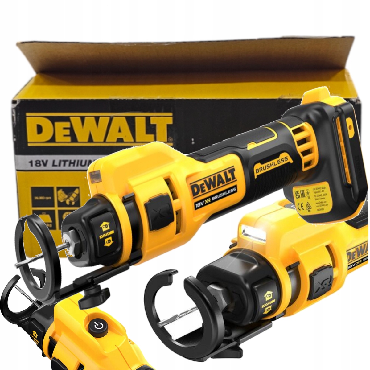 Výkonná Frézka 18V Pro Desky G-k Kg DCE555N DeWALT