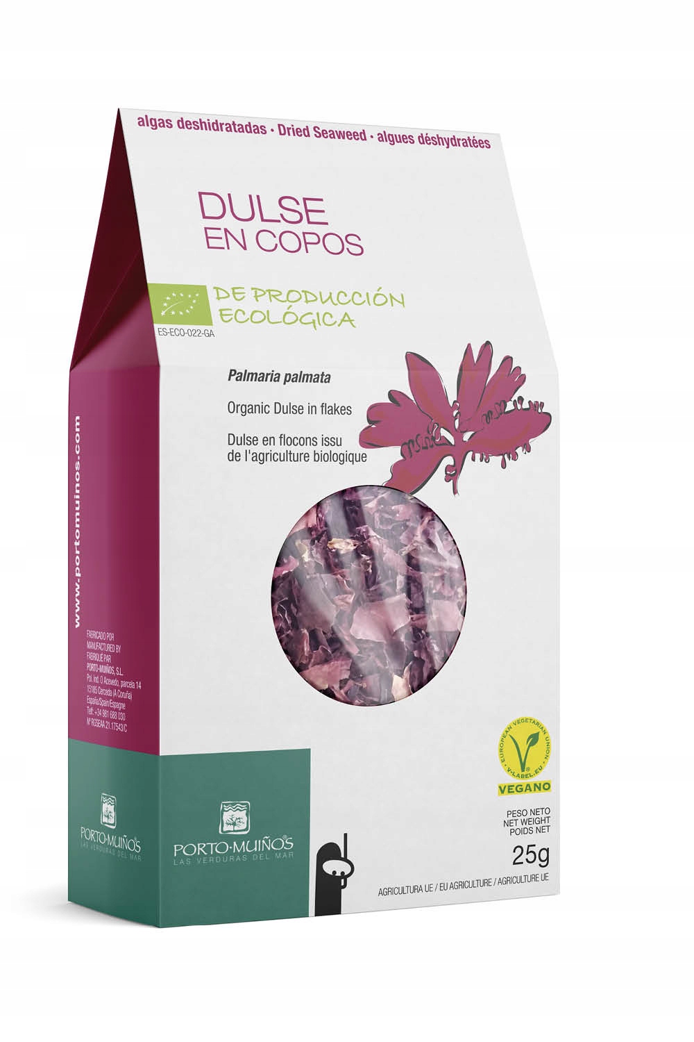 

Algi Morskie Suszone Dulse Bio 25g Porto Muinos