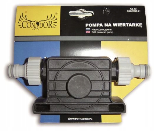 POMPKA POMPA DO WODY NA WIERTARKĘ WYPOMPOWYWANIA Kod producenta WDP-01
