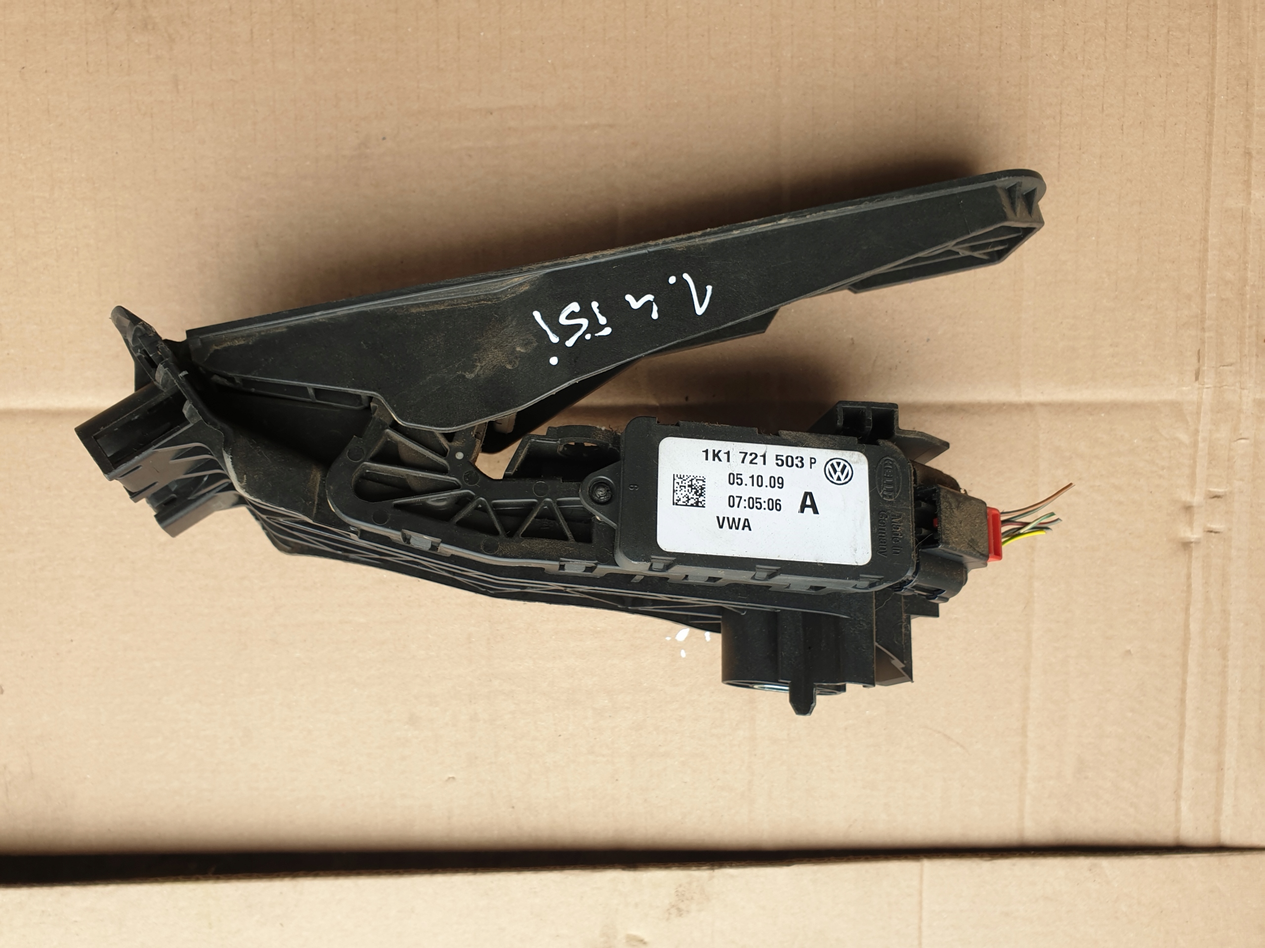 accelerator pedal VW SEAT SKODA AUDI 1K1721503P