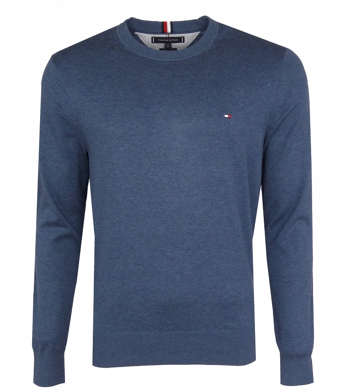 Tommy Hilfiger pánský svetr, indigo melír, velikost M