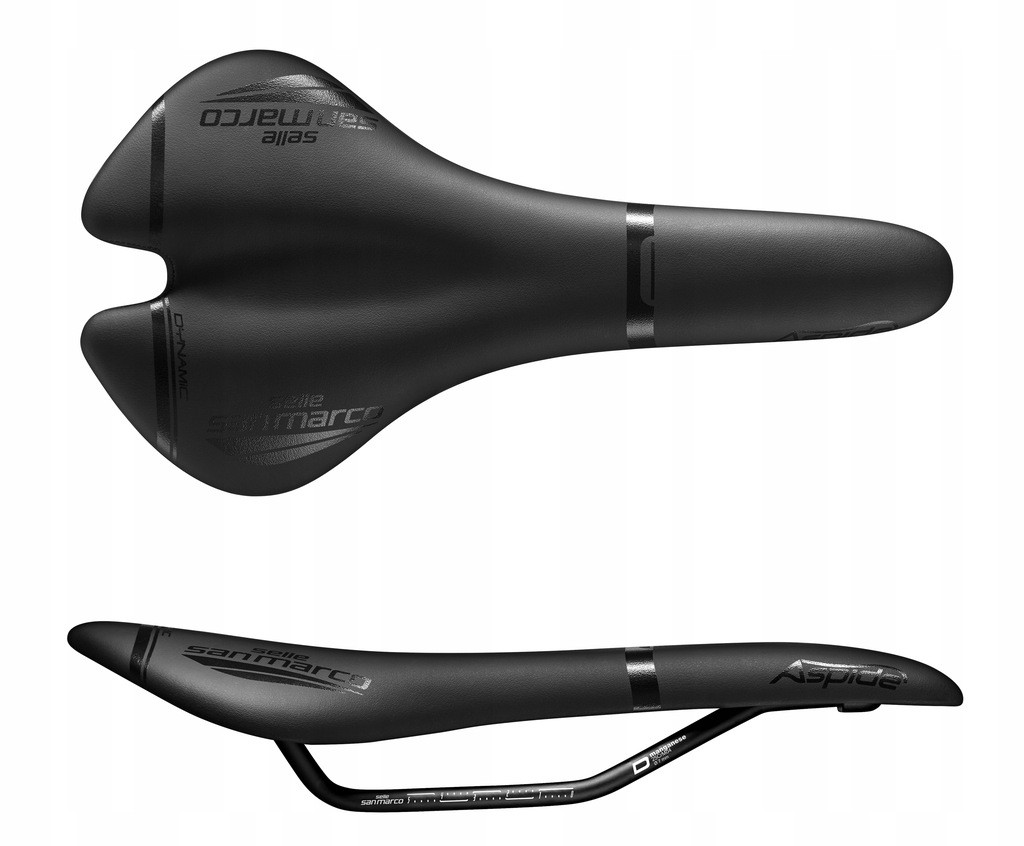 San Marco Aspide Dynamic Wide Bicycle Saddle Black