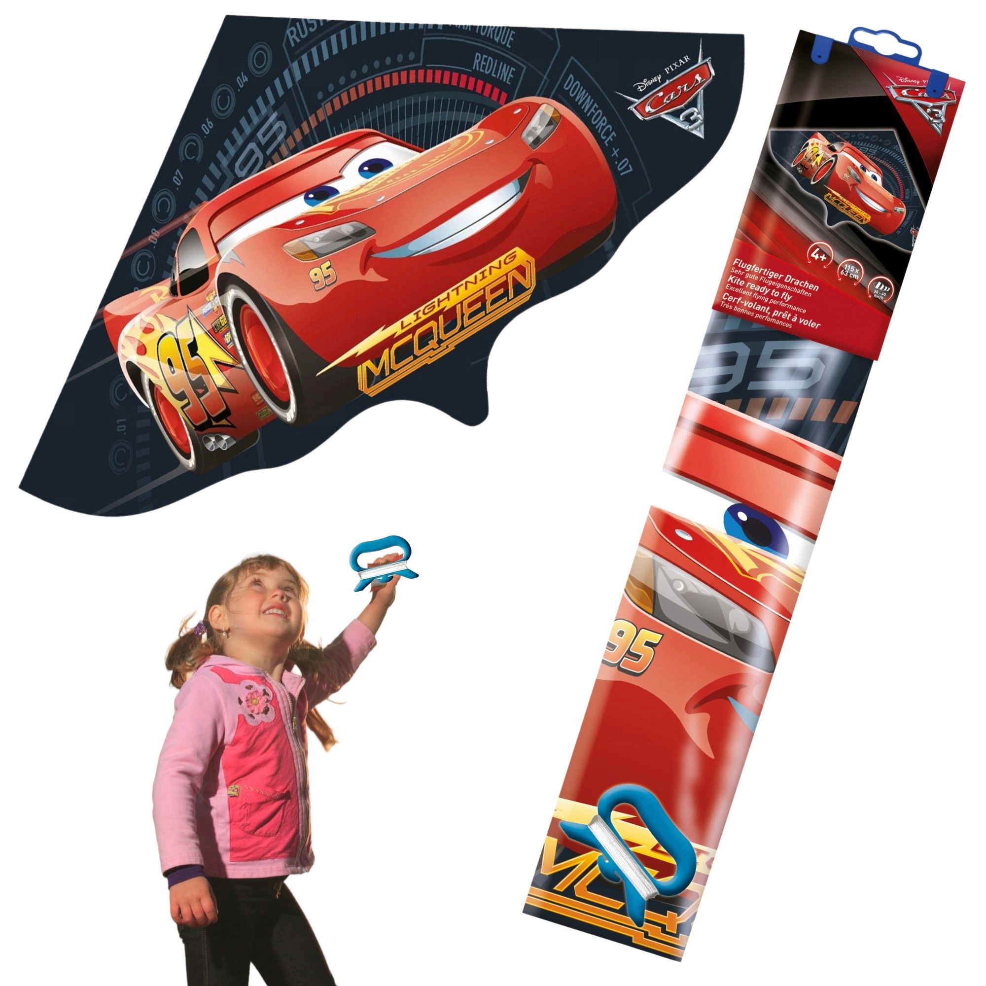 

Latawiec Auta Disney Cars Dla Dzieci Łatwy Lekki