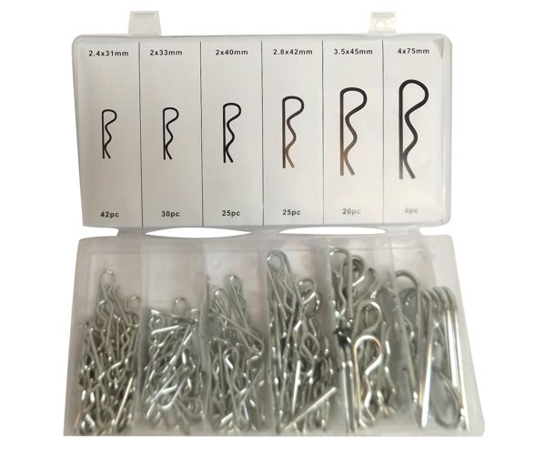 

Zawleczki 2-4mm zestaw zawleczek sprężynowych 150s