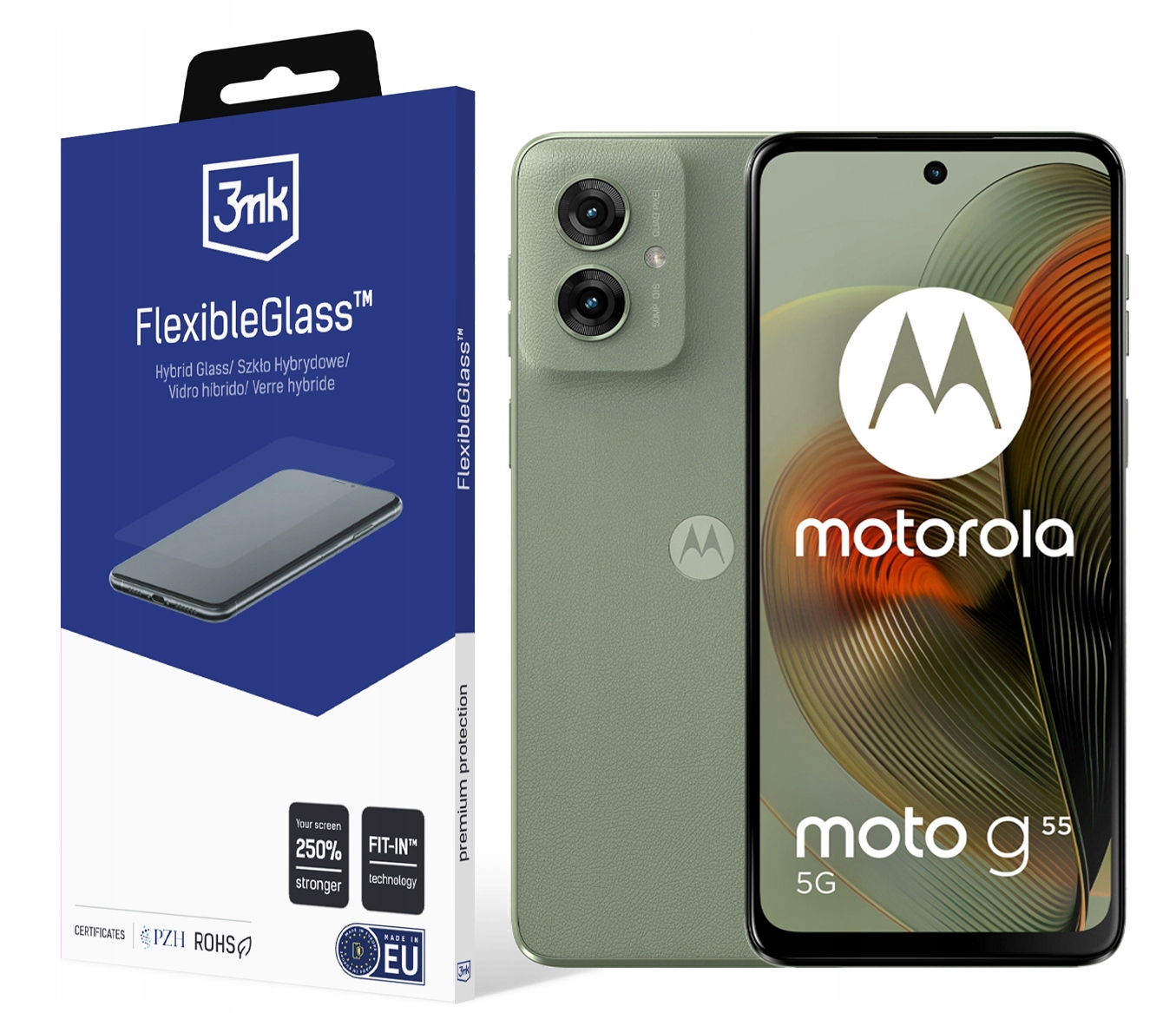 Sklo Flexibleglass 3MK pro Motorola Moto G55 5G