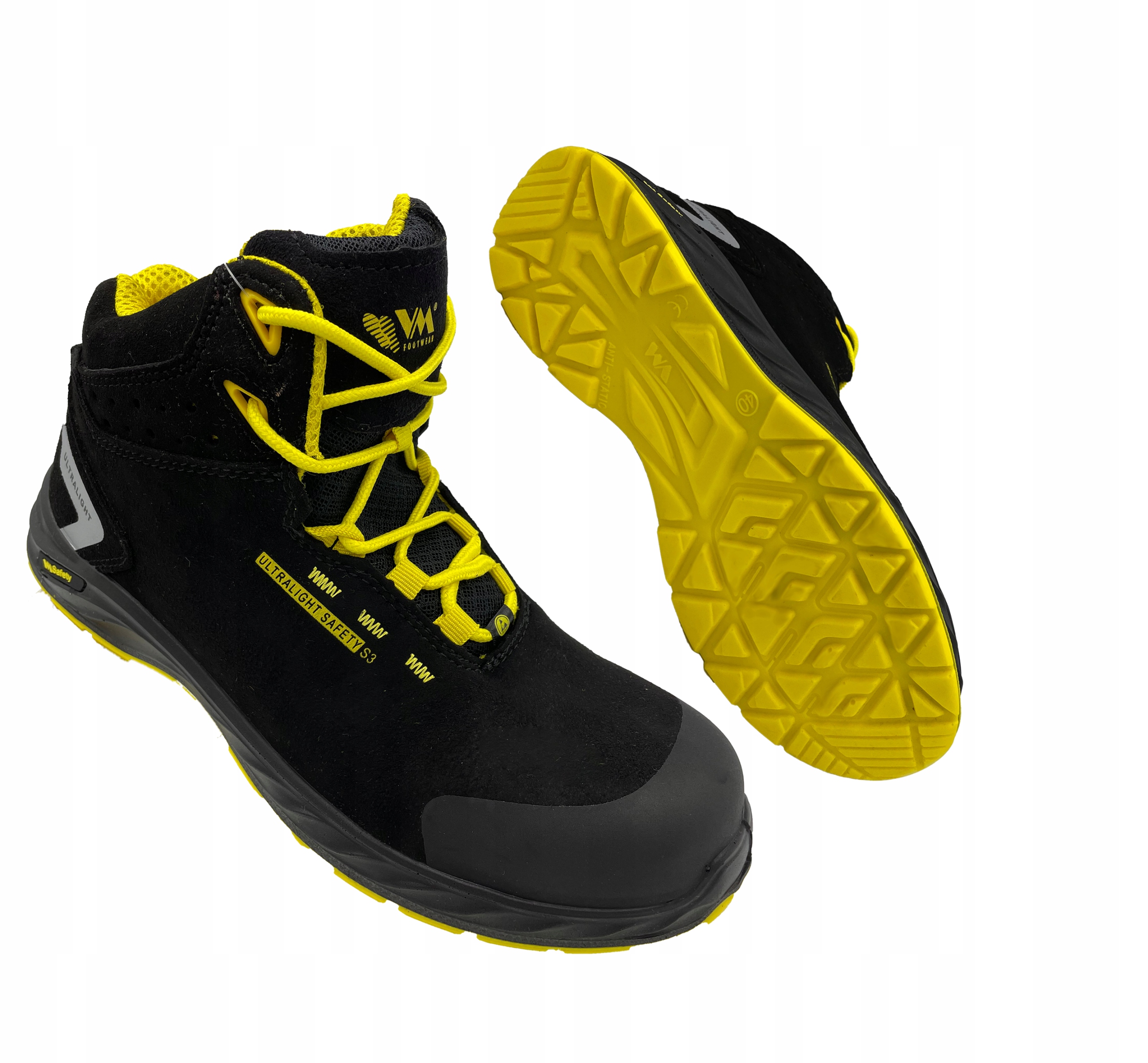 

Sportowe Buty Robocze Wisconsin Ultra Lekkie S3 46
