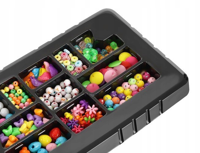 Koraliki do robienia biżuterii bransoletek DIY Wiek dziecka 3 lata +