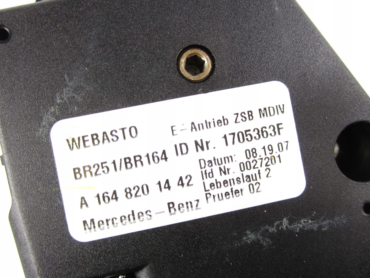 Motor Schiebedach Mercedes GL X164