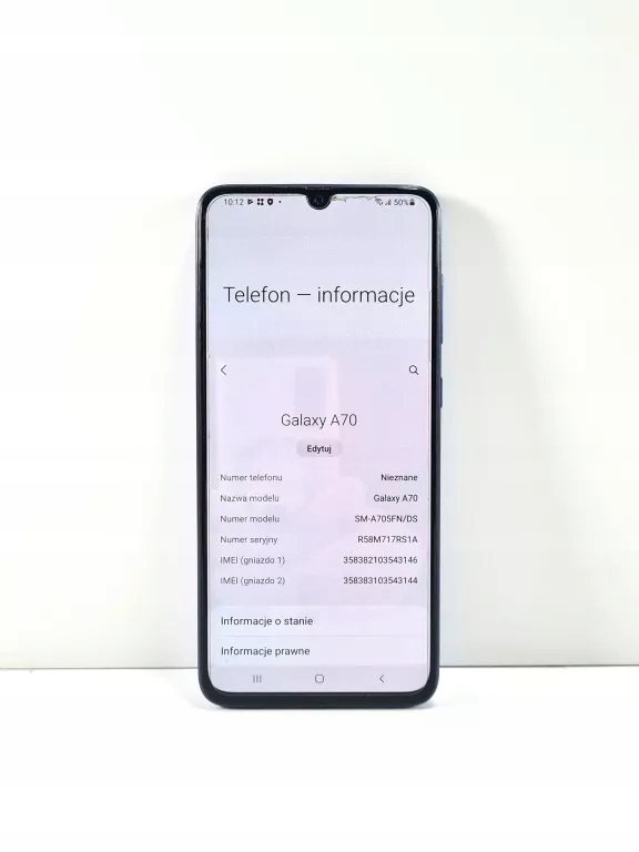 Smartfon Samsung Galaxy A70 6 GB / 128 GB 4G (LTE) niebieski