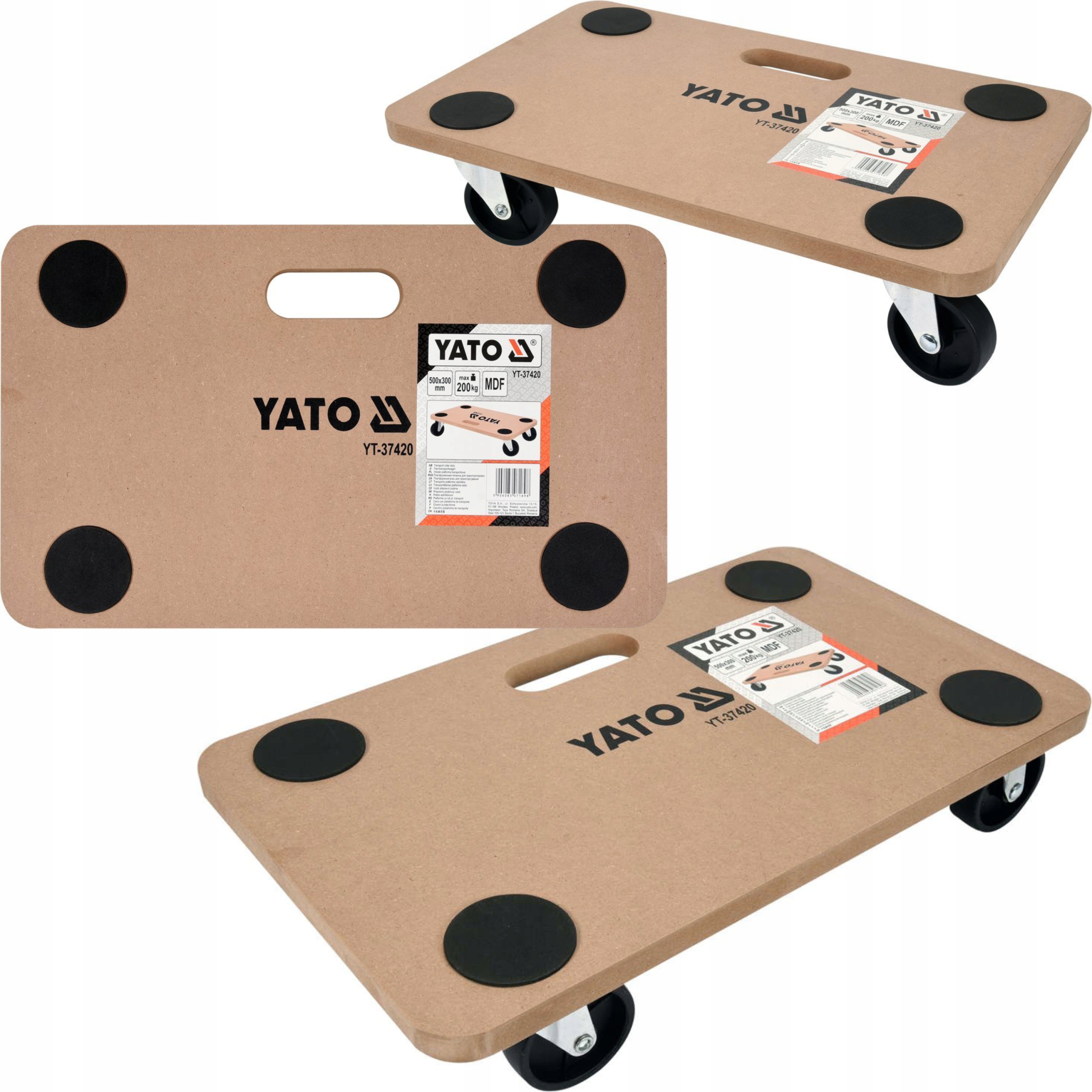 

Yato Wózek Transportowy Platforma Rolki Mebli 200K
