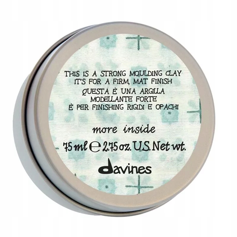 Davines Strong Moulding Clay mocno utrwalająca glinka matująca 75 ml
