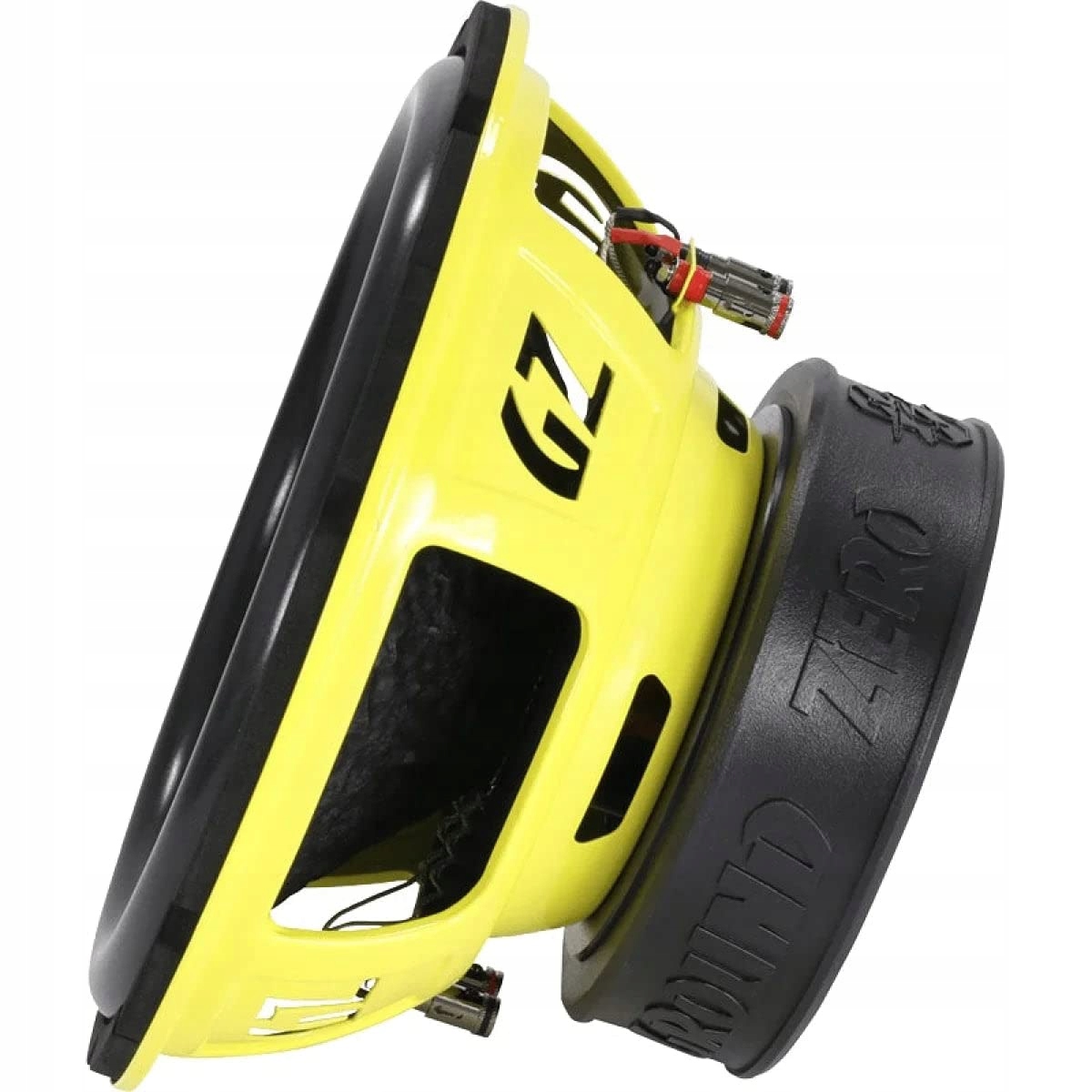 GROUND ZERO GZHW30spl 2個セット イエロー/グリーン Ground Zero GZHW 30XSPL-D2-30 cm pasywny subwoofer o mocy 3000 W