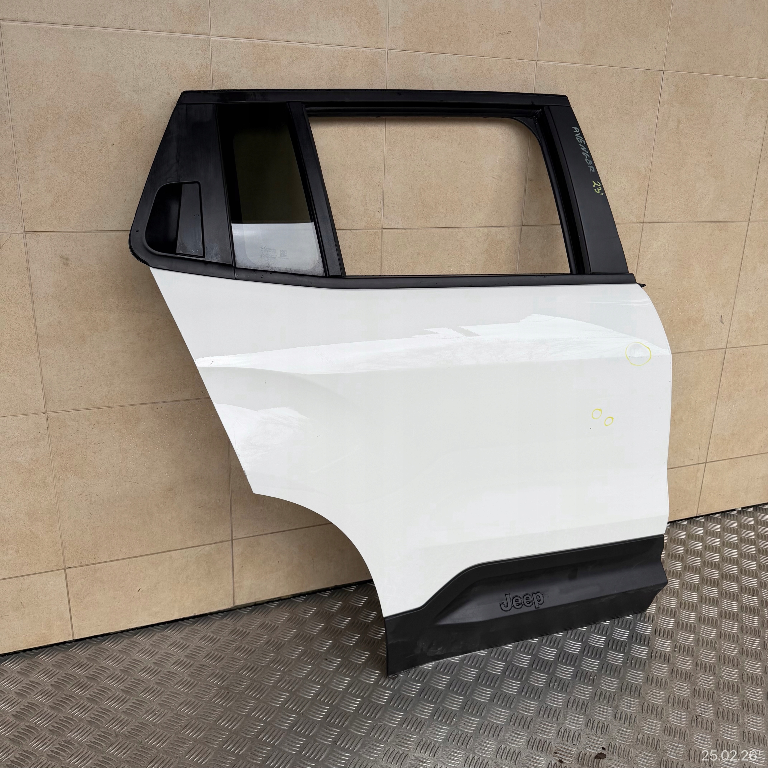 door complete rear. right JEEP AVENGER 2023 ROK