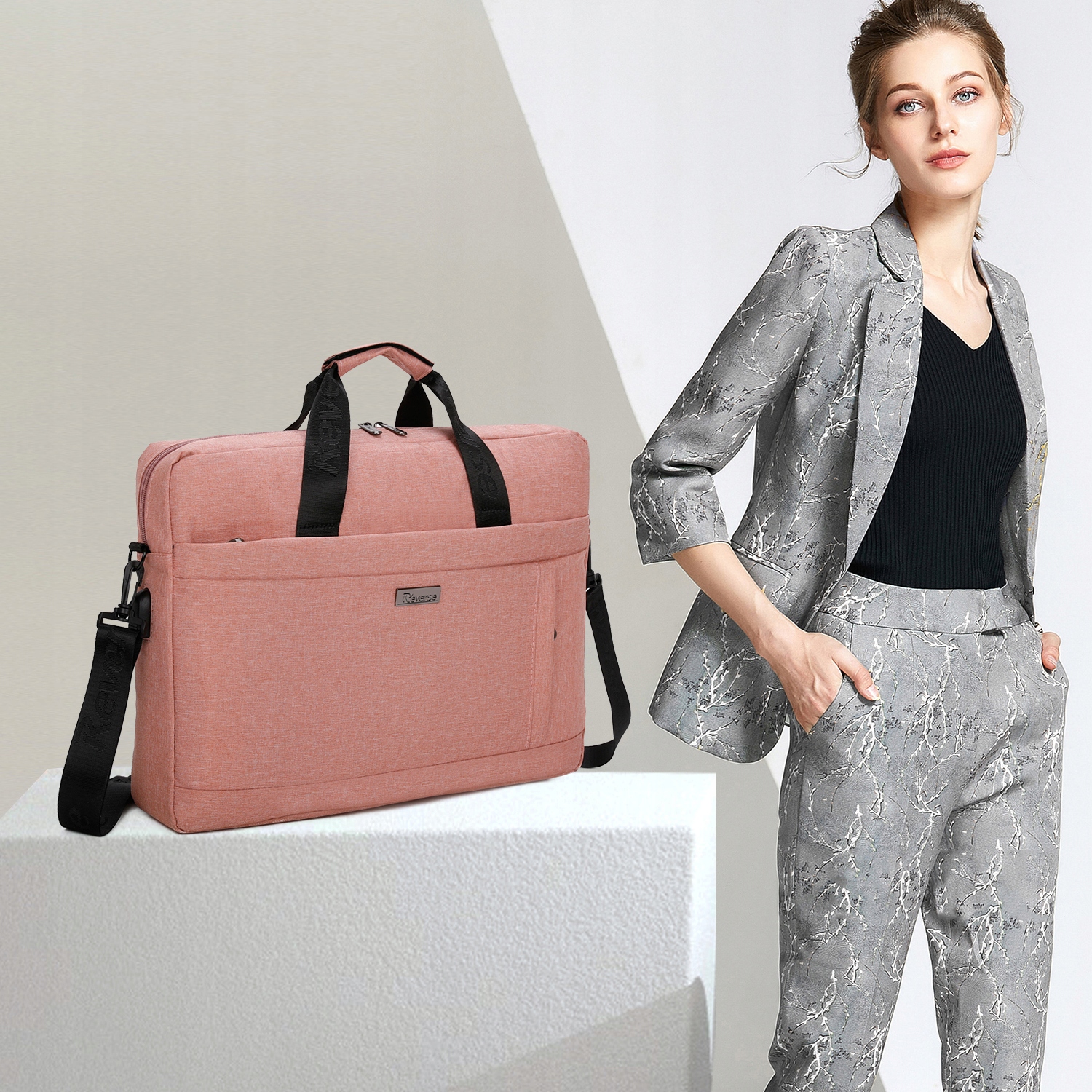 Reverse Torba do laptopa duża na ramię LAPTOP 15,6 Marka REVERSE