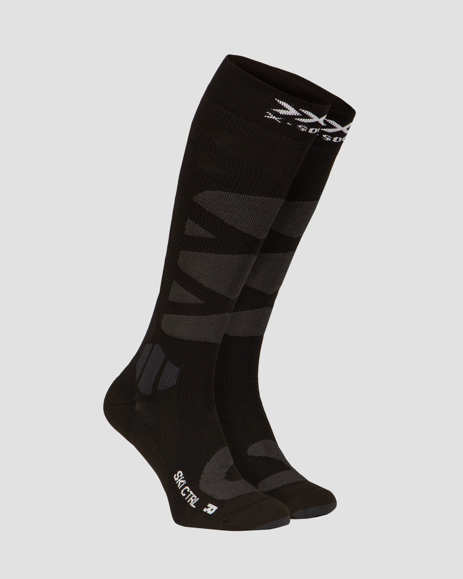 X-socks Ski Control Ponožky 45-47 Černá Uhlí W-wa