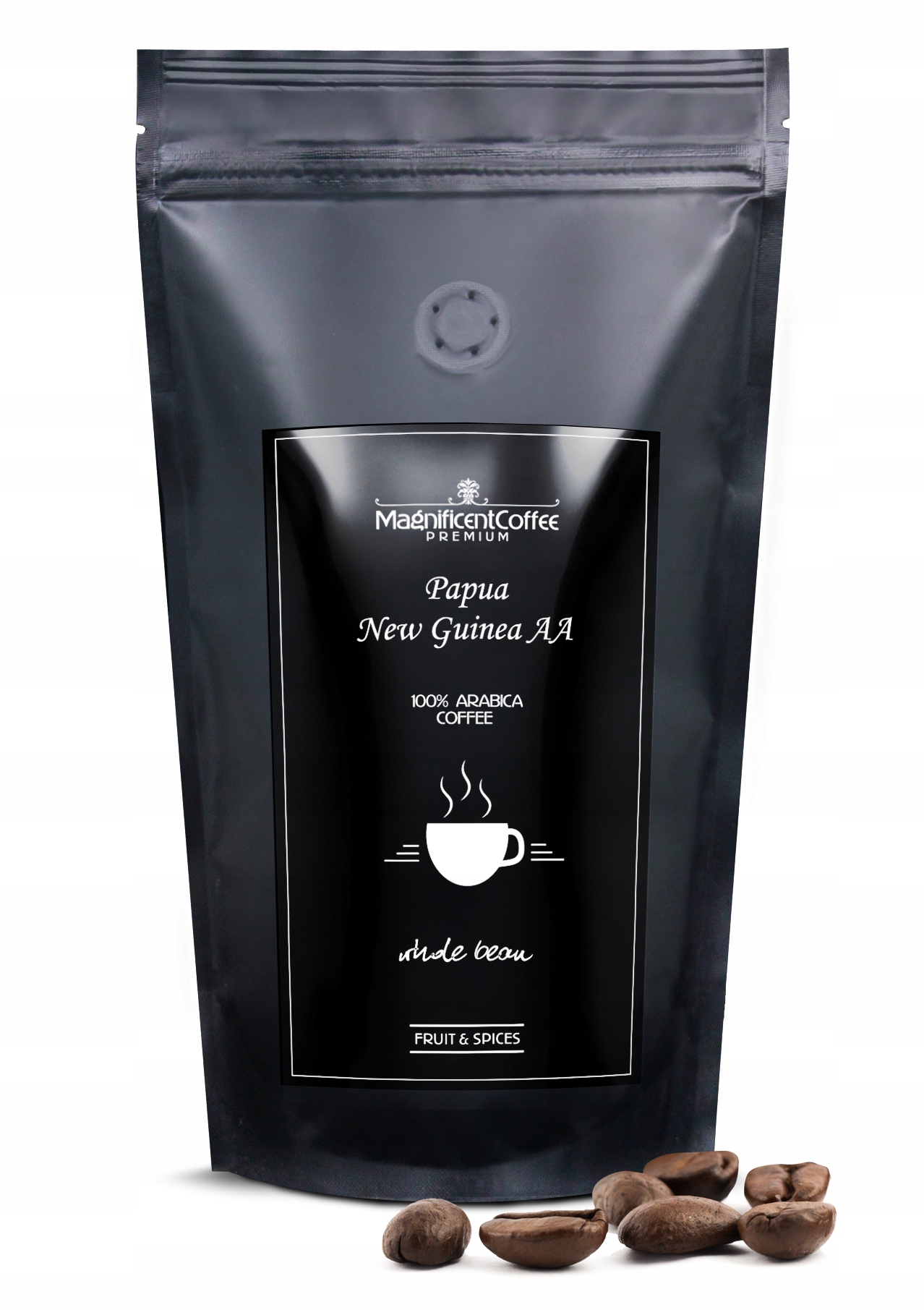 Kawa ziarnista 1kg Papua Nowa Gwinea 100% Arabica, Próbka Kawy Gratis!