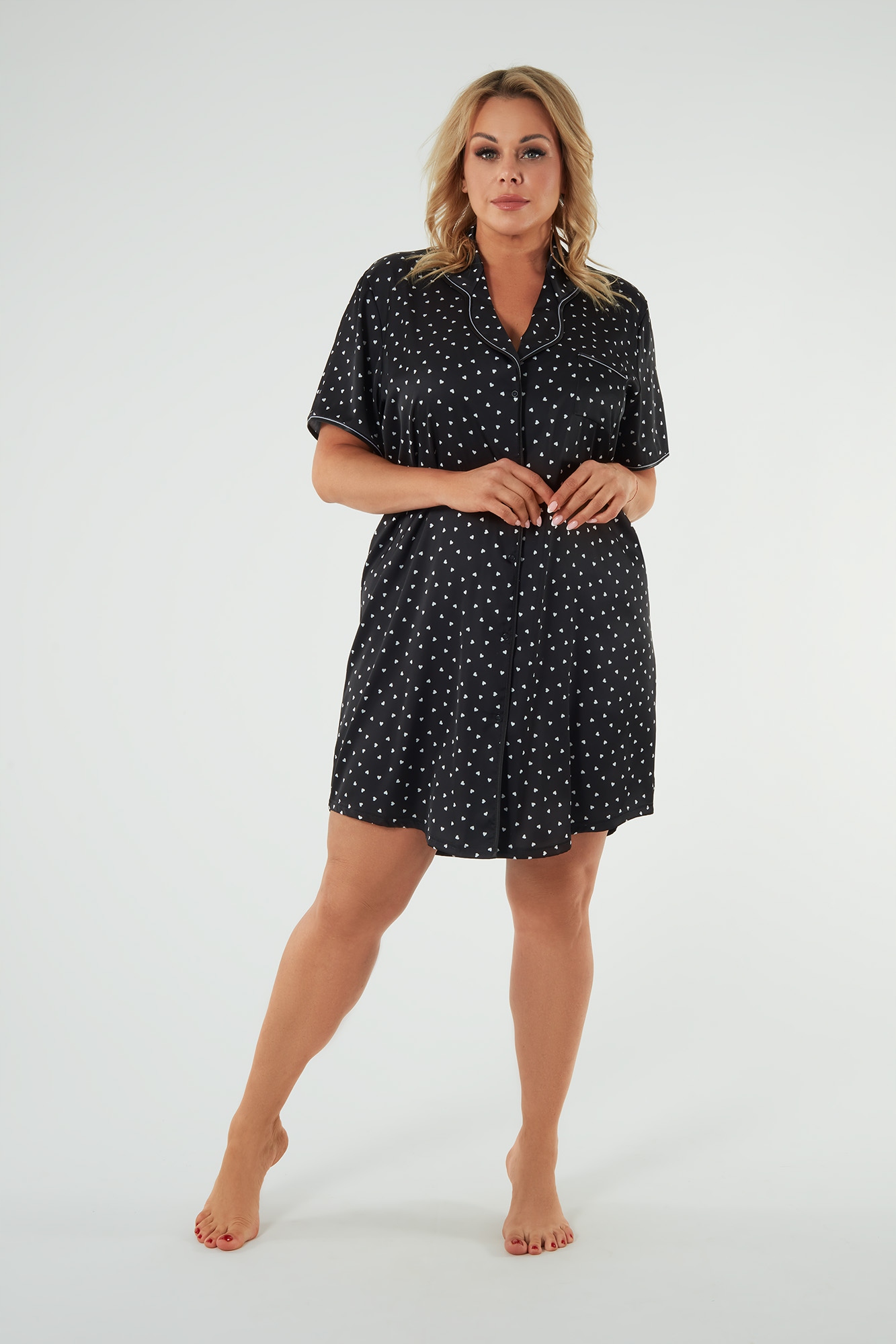 Dámská košile Ria s krátkým rukávem XXL Italian Fashion