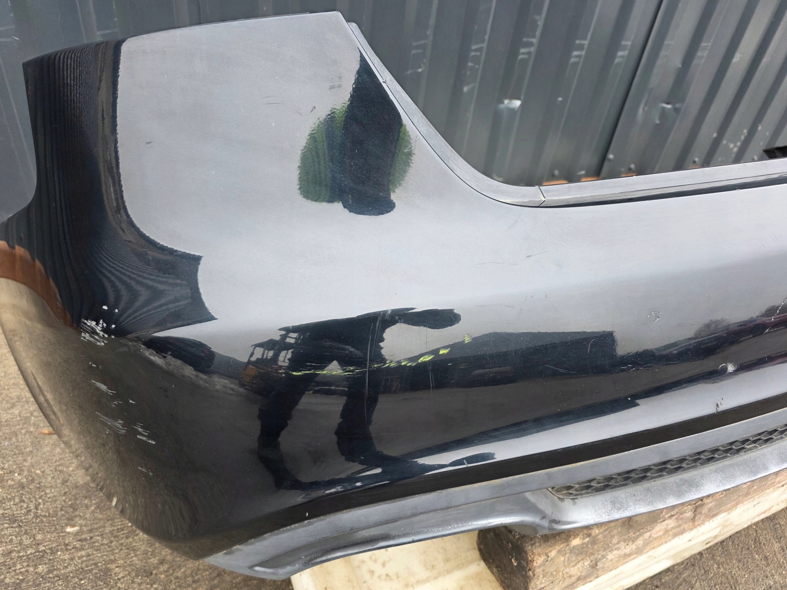 bumper rear part AUDI A4 B8 sedan S LINE LZ9Y 2008-2011 complete original !!!