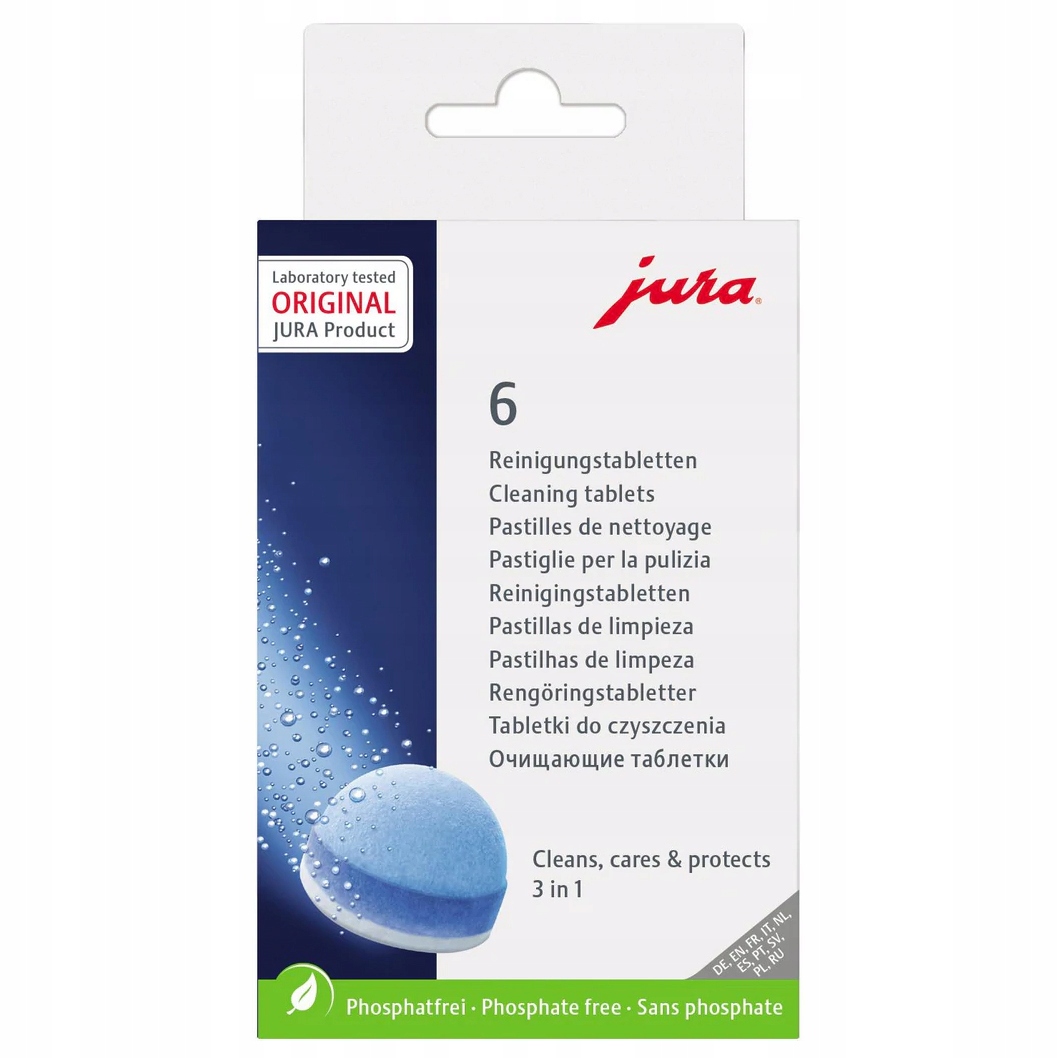 TABLETKI CZYSZCZĄCE EKSPRES JURA ORYGINALNE 6 SZT Postać tabletki