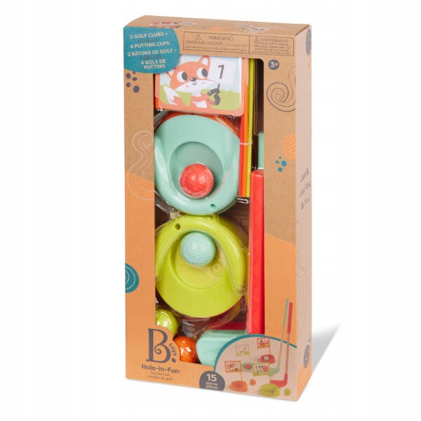 Zestaw do gry w golfa Hole-in-Fun B.Toys Kod producenta BX2074Z