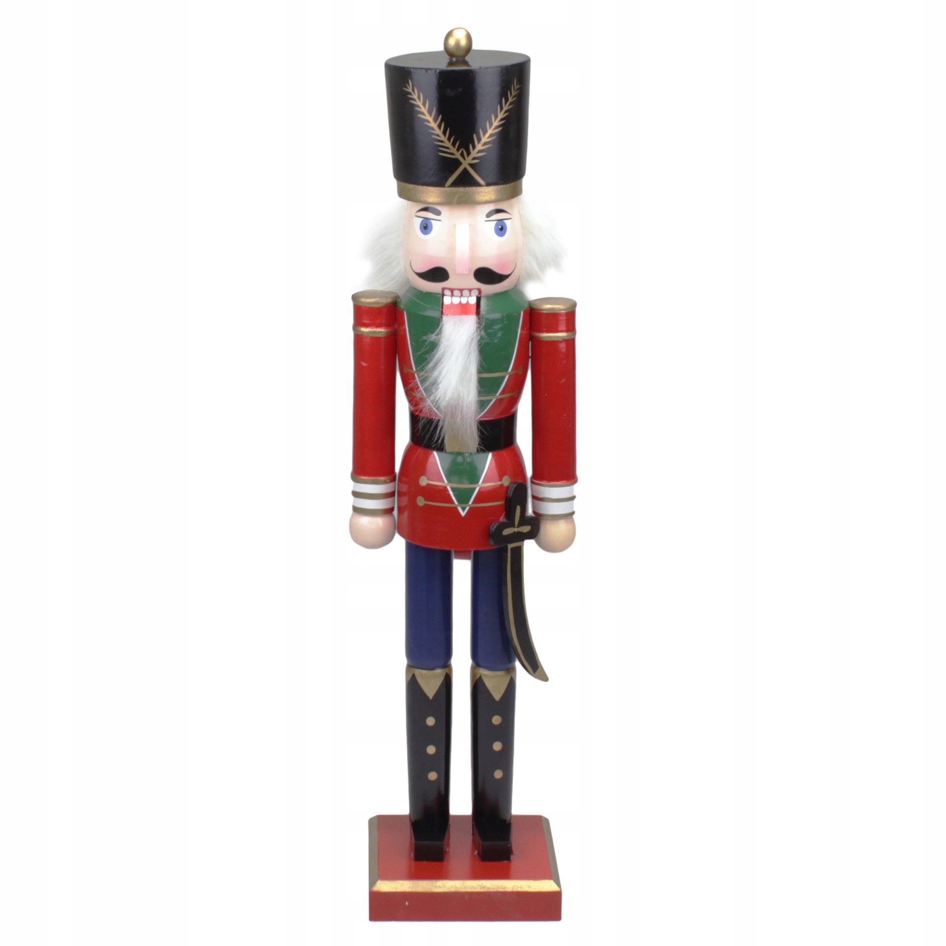 Luskáčik Vojak 80 cm červená/zelená