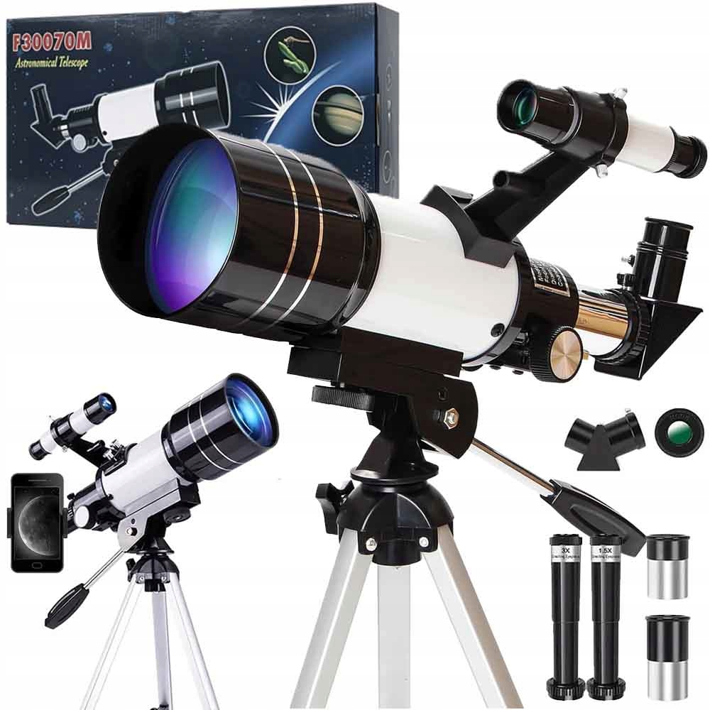 Astronomický Teleskop Pro Děti Začátečník 30070, Adaptér Pro Smartphone Se Stativem