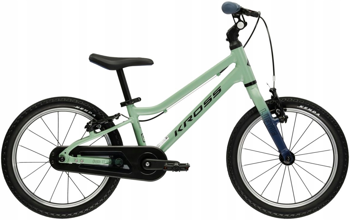 Rower dziecięcy Kross Liftie 16" zielony/czarny połysk