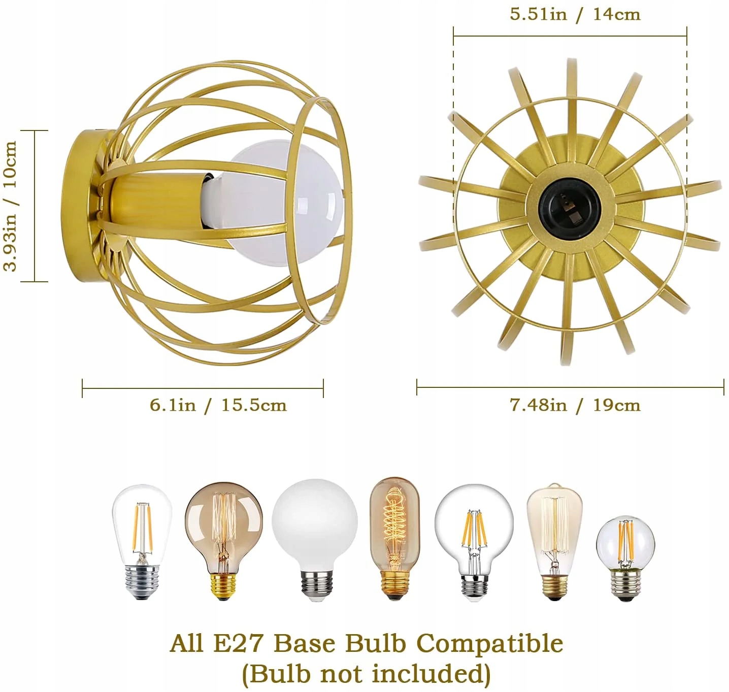 LAMPA SUFITOWA W STYLU VINTAGE DO PRZEDPOKOJU E27 Marka GOECO