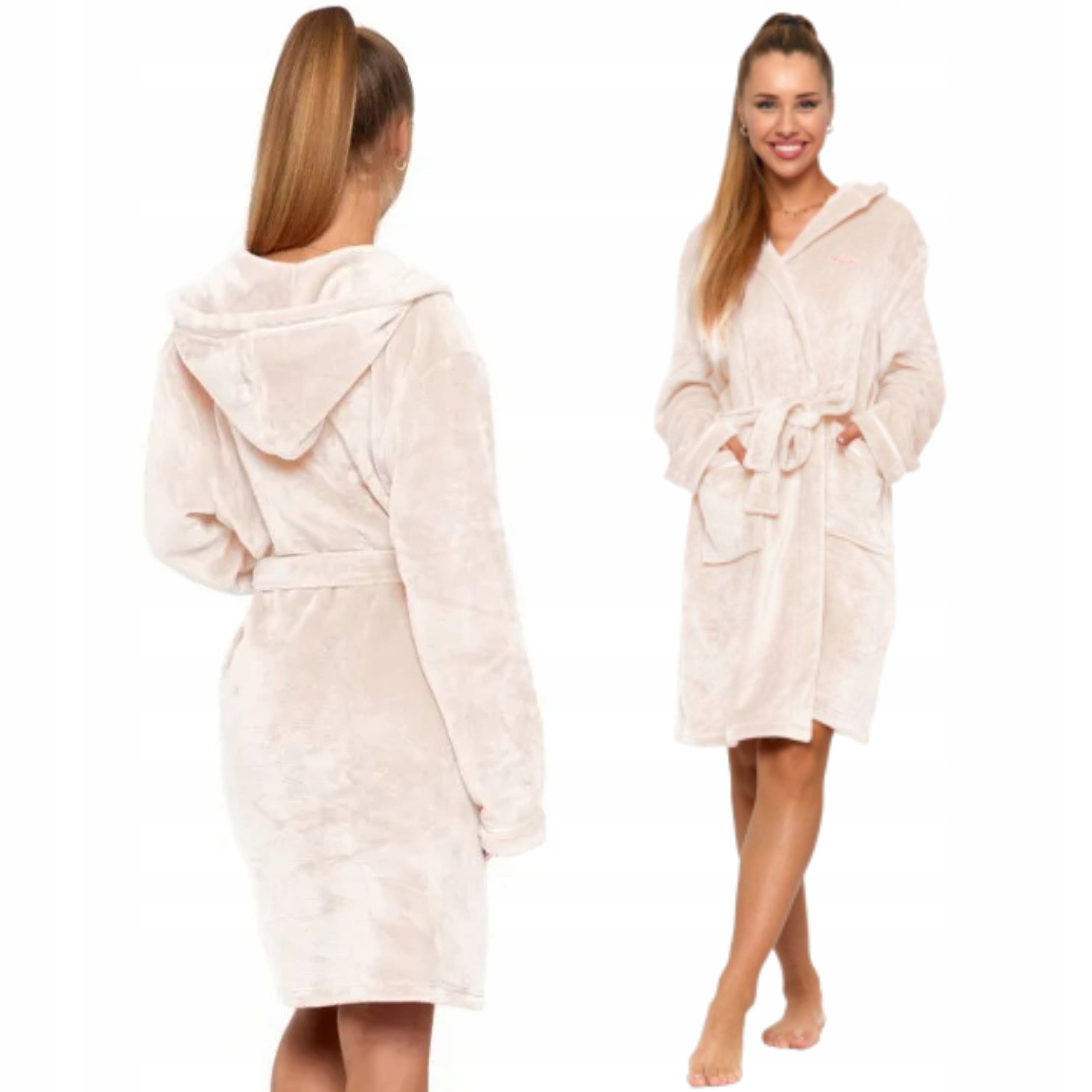 Elegantní dámský dlouhý měkký teplý župan s příjemným zavazováním Moraj XL