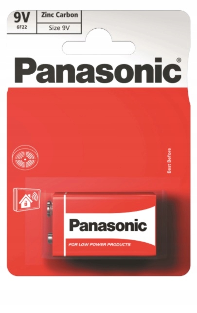 

Bateria Akumulator Cynkowo Węgl 6F22/R9 Panasonic