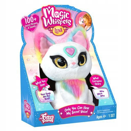MY FUZZY FRIENDS - MAGIC WHISPERS KITTY - WHITE (30432)