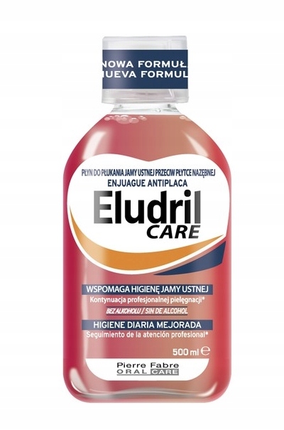 

Eludril Care, Płyn do płukania ust, 500 ml