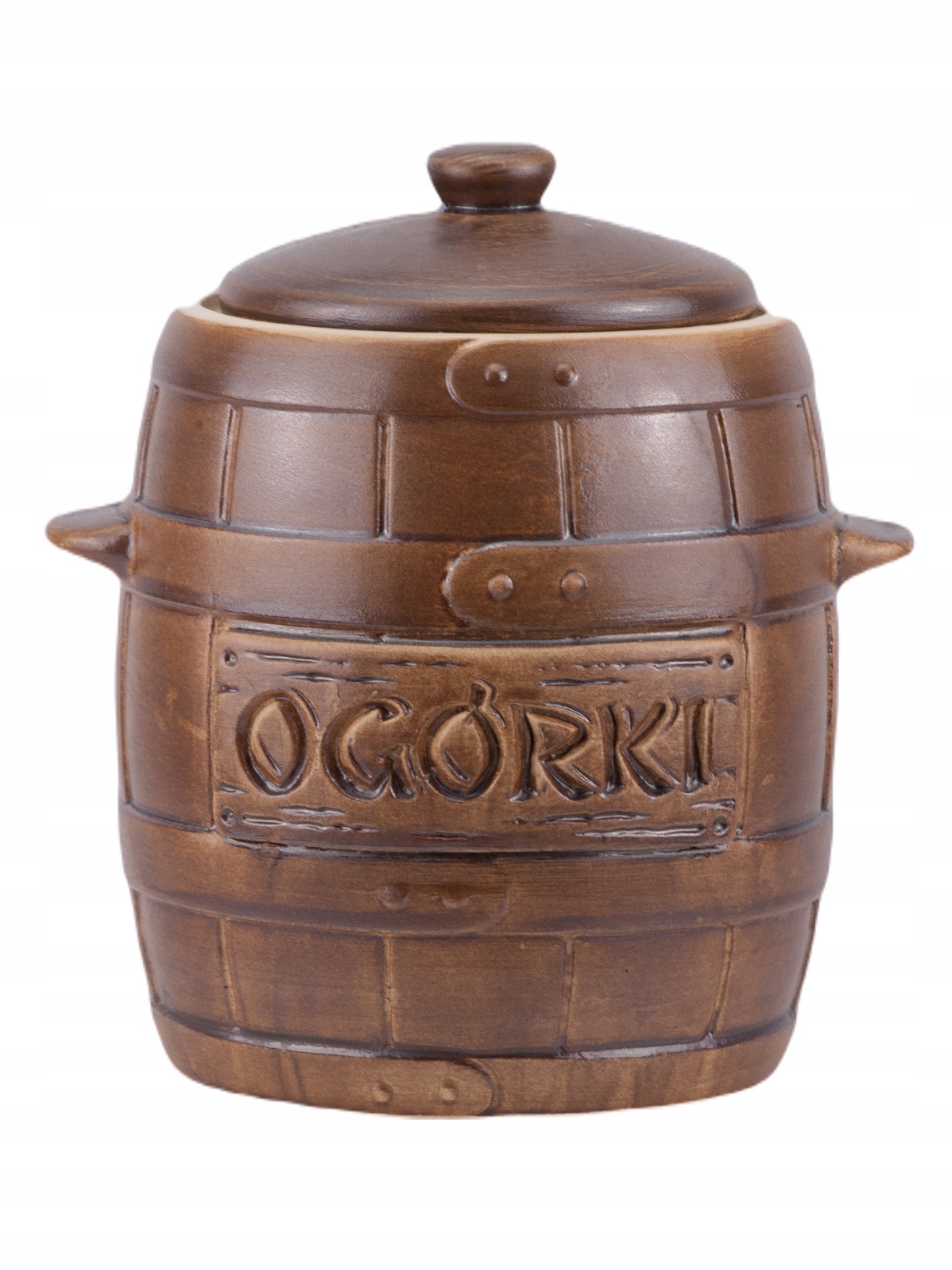 Beczka kamionka do kiszenia ogórków ogórki kapusty 1,8l