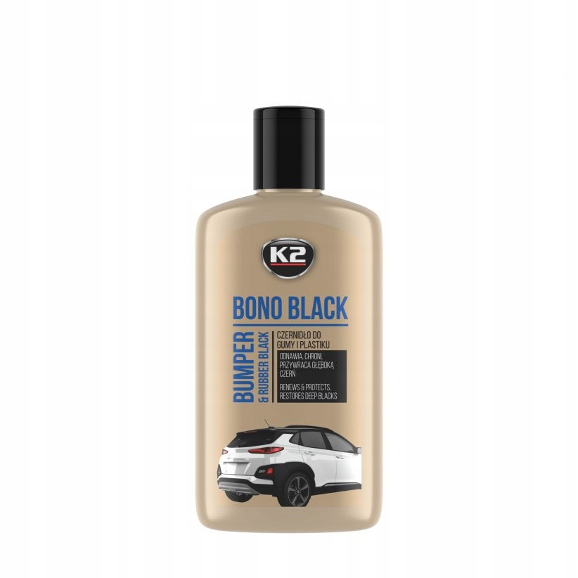 

K2 Bono Black 250 ML Czernidło Do Gumy I Plastiku